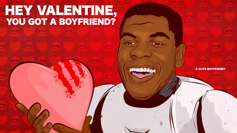 Illustration for article titled Celebrate Love with io9's Superior Star Wars Valentines
